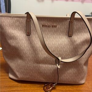 MICHAEL KORS signature canvas tote